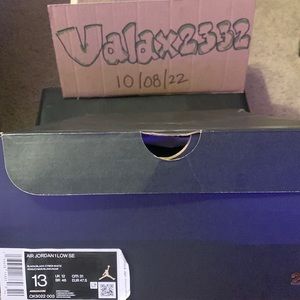 Jordan 1 Low Black Cyber